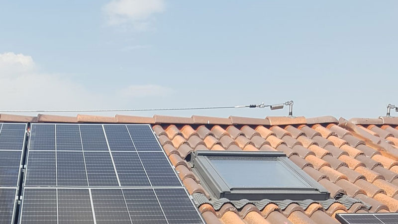 Linee vita tetto civile